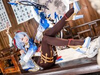 [Cosplay] 黏黏团子兔 – 11月作品『循循守月-甘雨』- SY