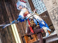 [Cosplay] 黏黏团子兔 – 11月作品『循循守月-甘雨』- SY