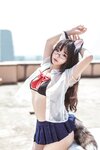 [Cosplay] yuuhui玉汇 天台猫猫 黑犬机器人女友