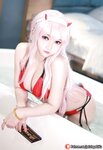 [Cosplay] Potato Godzilla - Zero Two Bikini