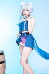 [Cosplay] Ayaka - Gawr Gura New Outfit