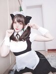 [Cosplay] Natsuko夏夏子 猫耳女仆