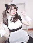 [Cosplay] Natsuko夏夏子 猫耳女仆