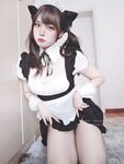 [Cosplay] Natsuko夏夏子 猫耳女仆
