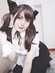 [Cosplay] Natsuko夏夏子 猫耳女仆