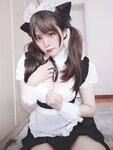 [Cosplay] Natsuko夏夏子 猫耳女仆