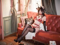 [Cosplay] rioko 凉凉子 - Christmas Elk Set 圣诞麋鹿套装