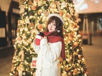 [Cosplay] rioko 凉凉子 - Christmas Elk Set 圣诞麋鹿套装