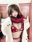[Cosplay] rioko 凉凉子 - Christmas Elk Set 圣诞麋鹿套装