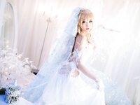 [Cosplay] 焖焖碳 - 少女前线 索米 婚纱