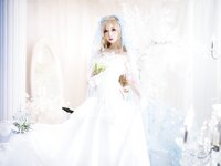 [Cosplay] 焖焖碳 - 少女前线 索米 婚纱