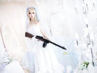 [Cosplay] 焖焖碳 - 少女前线 索米 婚纱