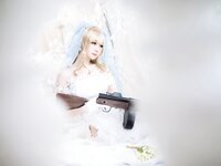 [Cosplay] 焖焖碳 - 少女前线 索米 婚纱
