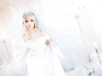[Cosplay] 焖焖碳 - 少女前线 索米 婚纱