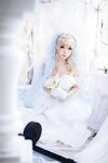 [Cosplay] 焖焖碳 - 少女前线 索米 婚纱