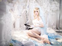 [Cosplay] 焖焖碳 - 少女前线 索米 婚纱