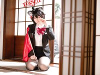 [Cosplay] 屿鱼 蔚蓝档案 春日椿 导游