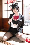 [Cosplay] 屿鱼 蔚蓝档案 春日椿 导游
