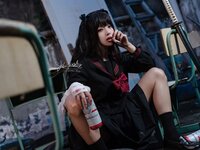 [Cosplay] 咬一口兔娘 - 不良女高