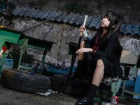 [Cosplay] 咬一口兔娘 - 不良女高