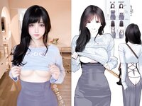 [Cosplay] rioko 凉凉子 - Guitar Girl Lace-up Skirt 吉他妹妹系带裙