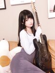 [Cosplay] rioko 凉凉子 - Guitar Girl Lace-up Skirt 吉他妹妹系带裙