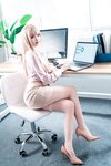 [Cosplay] 雪晴Astra - 金发职人OL