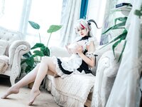 [Cosplay] Natsuko夏夏子 碧蓝航线 埃吉尔 龙女仆