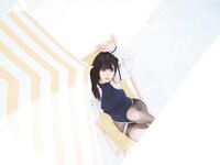 [Cosplay] rioko 凉凉子 - Rooftop swimming competition 天台竞泳
