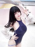 [Cosplay] rioko 凉凉子 - Rooftop swimming competition 天台竞泳