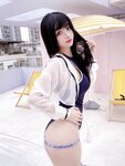[Cosplay] rioko 凉凉子 - Rooftop swimming competition 天台竞泳