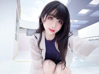 [Cosplay] rioko 凉凉子 - Rooftop swimming competition 天台竞泳