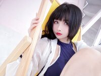 [Cosplay] rioko 凉凉子 - Rooftop swimming competition 天台竞泳