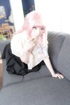 [Cosplay][misaco] Rumi Reina 礼奈るみ - TLに突然のド貧乳~淫乱ピンク~