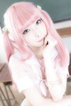 [Cosplay][misaco] Rumi Reina 礼奈るみ - TLに突然のド貧乳~淫乱ピンク~
