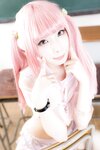 [Cosplay][misaco] Rumi Reina 礼奈るみ - TLに突然のド貧乳~淫乱ピンク~