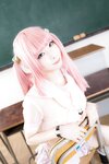 [Cosplay][misaco] Rumi Reina 礼奈るみ - TLに突然のド貧乳~淫乱ピンク~