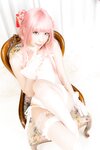 [Cosplay][misaco] Rumi Reina 礼奈るみ - TLに突然のド貧乳~淫乱ピンク~