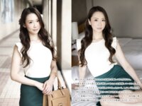 【舞ワイフ公式写真集】桜坂まみ - 巻毛の長い髪が綺麗な、性に食欲な美人妻