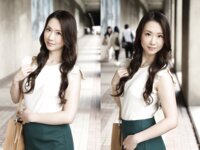 【舞ワイフ公式写真集】桜坂まみ - 巻毛の長い髪が綺麗な、性に食欲な美人妻