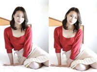 【舞ワイフ公式写真集】三尾めぐ - 不倫サイトで男漁りをするうりざね顔の和風美人妻