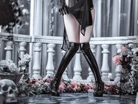 [Cosplay] Hoshino Masato 星野咪兔 - See-through mesh cheongsam 透视网纱旗袍