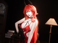 [Cosplay] 面饼仙儿 - Nikke 小红帽礼服