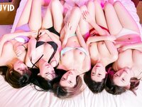 [JVID] 肉包Mini & 语芯 & 吴紫欣 & Li Yan (黎妍) & 媛媛 - 绝对颜值五姐妹淫乱派队-时间管理大师多人混战