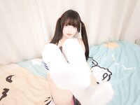 [Cosplay] 萝莉神楽板真冬之伸展少女