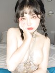 [Cosplay] Qiyuemiaozi 七月喵子 - Transparent grey torn socks 透明灰撕袜