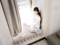 [Cosplay] 不呆猫 - 白色兔子JK