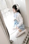 [Cosplay] 不呆猫 - 白色兔子JK