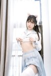 [Cosplay] 不呆猫 - 白色兔子JK