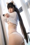 [Cosplay] 不呆猫 - 白色兔子JK
